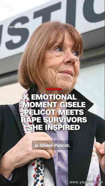 Emotional moment Gisele Pelicot meets UK survivors raped by their partners while sedated