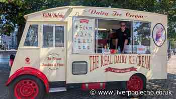 Liverpool's ice cream van heroes serving customers in 34C heat
