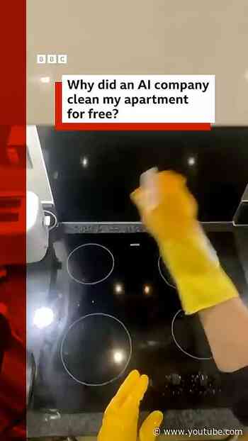 Why did an AI company clean my apartment for free? #Robots #BBCNews