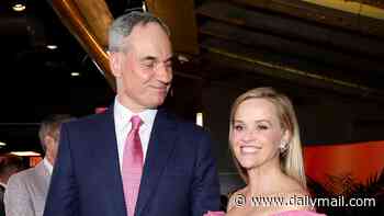 Reese Witherspoon makes red carpet debut with German financier boyfriend Oliver Haarmann following second divorce
