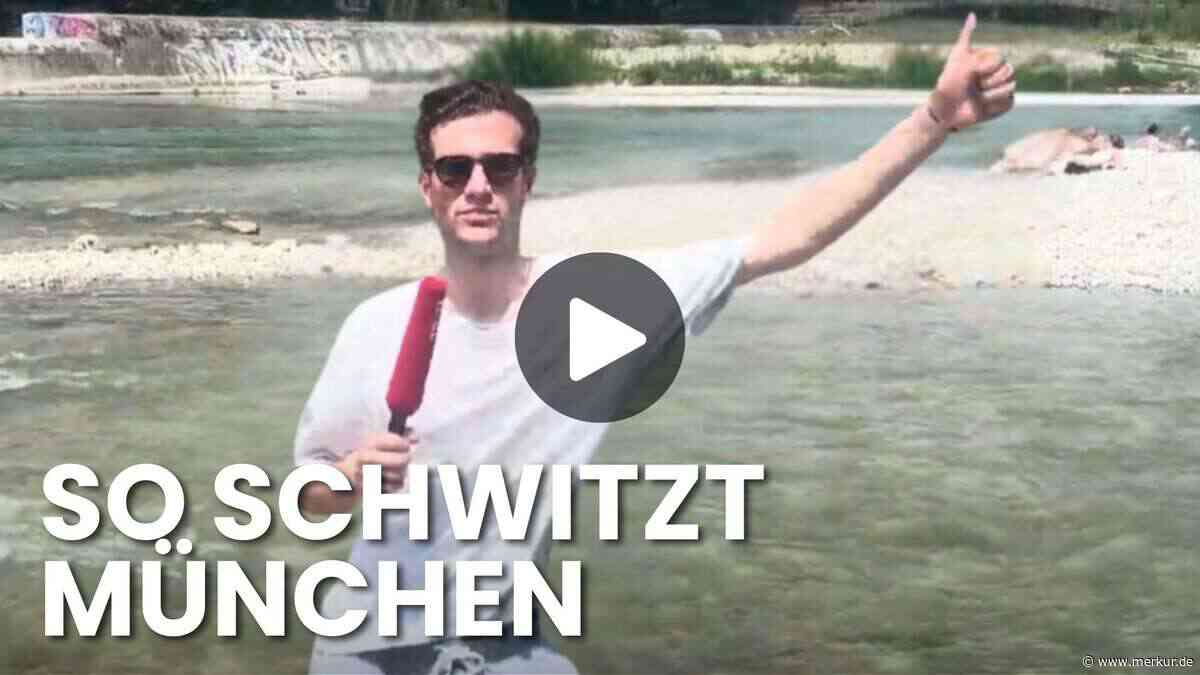 Video: Extreme Hitze in Bayern – Münchner zeigen, wie man cool bleibt