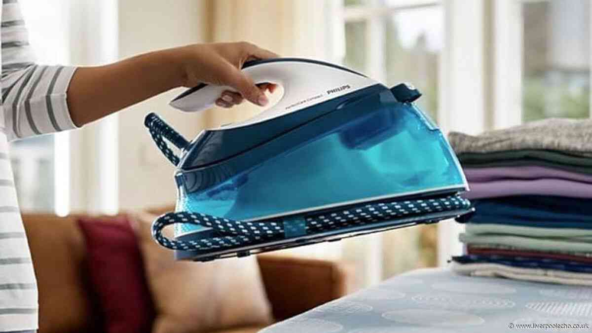 Philips steam iron that 'makes ironing enjoyable' is now half price