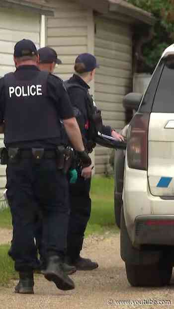 Man charged with attempted murder after 2 officers shot in Sask.