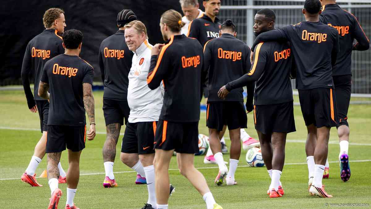 Het Nederlands elftal traint met fitte groep voor laatste groepsduel met Tunesië