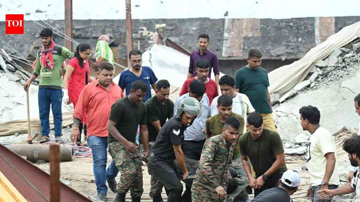 3 dead, 11 injured after warehouse shed collapses in Kolkata; rescue operation underway