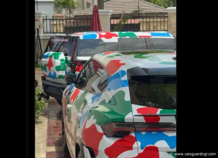 Video: Cubana Chief Priest launches campaign-branded luxury cars for Tinubu