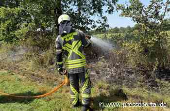 FW Hünxe: Vegetationsbrand durch Mäharbeiten