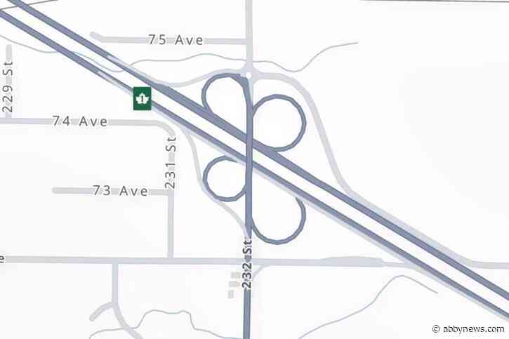 Interchange work to cause nighttime slowdowns on Highway 1 in Langley