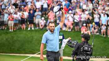 Scheffler set for 'battle' at rain-softened Travelers