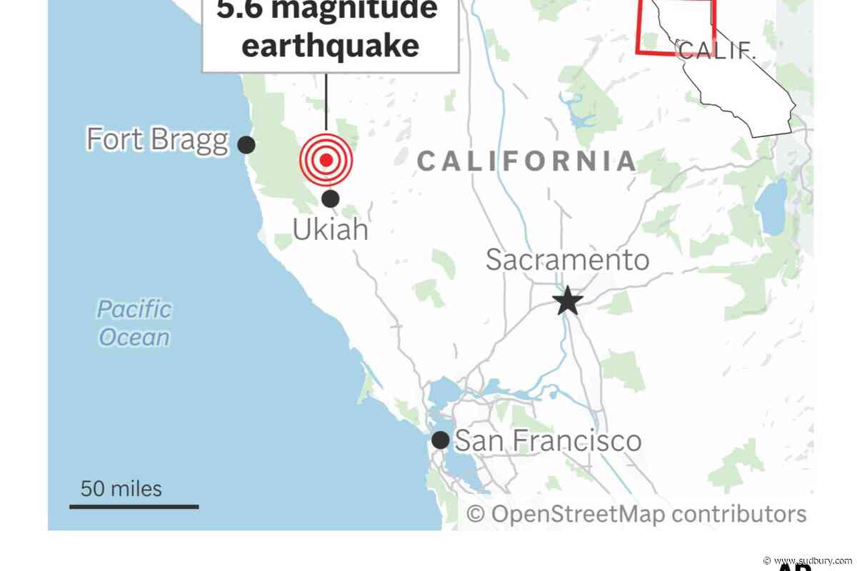 Rural area in Northern California jolted by its biggest quake since 1940, but no damage reported
