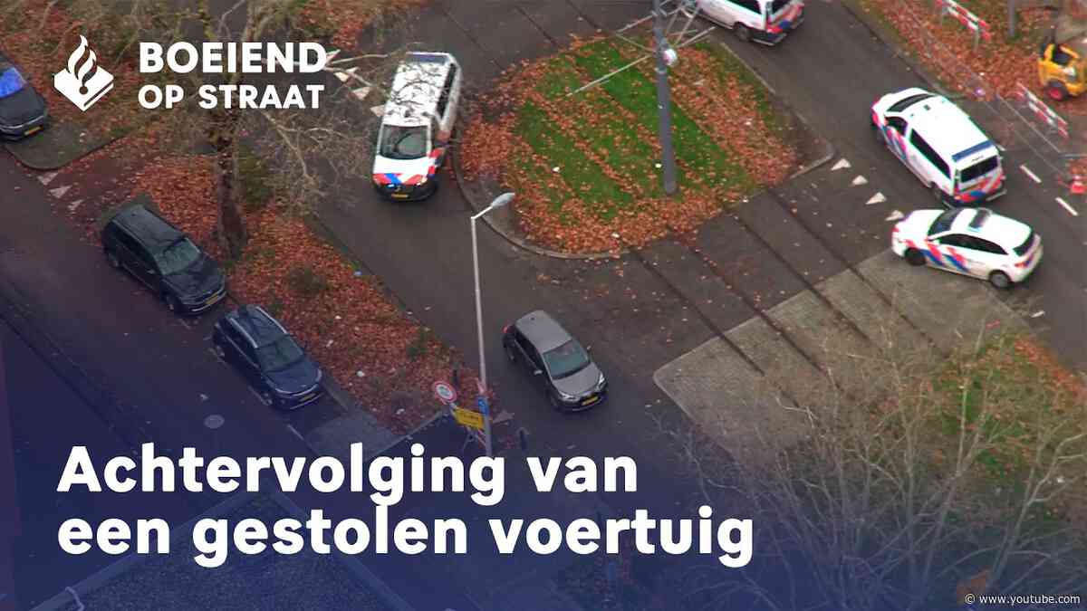 Achtervolging gestolen voertuig | Scootmobiel aangereden | R'dam centrum | Boeiend op Straat