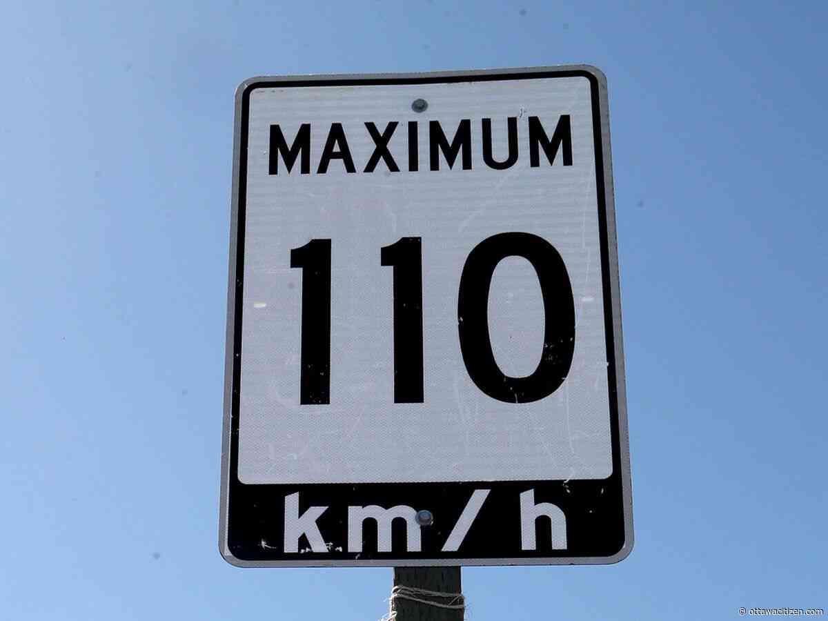 Speed limits on 417 and 416 increasing to 110 km/h in Ottawa
