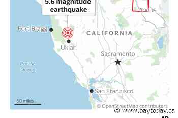 Rural area in Northern California jolted by its biggest quake since 1940, but no damage reported