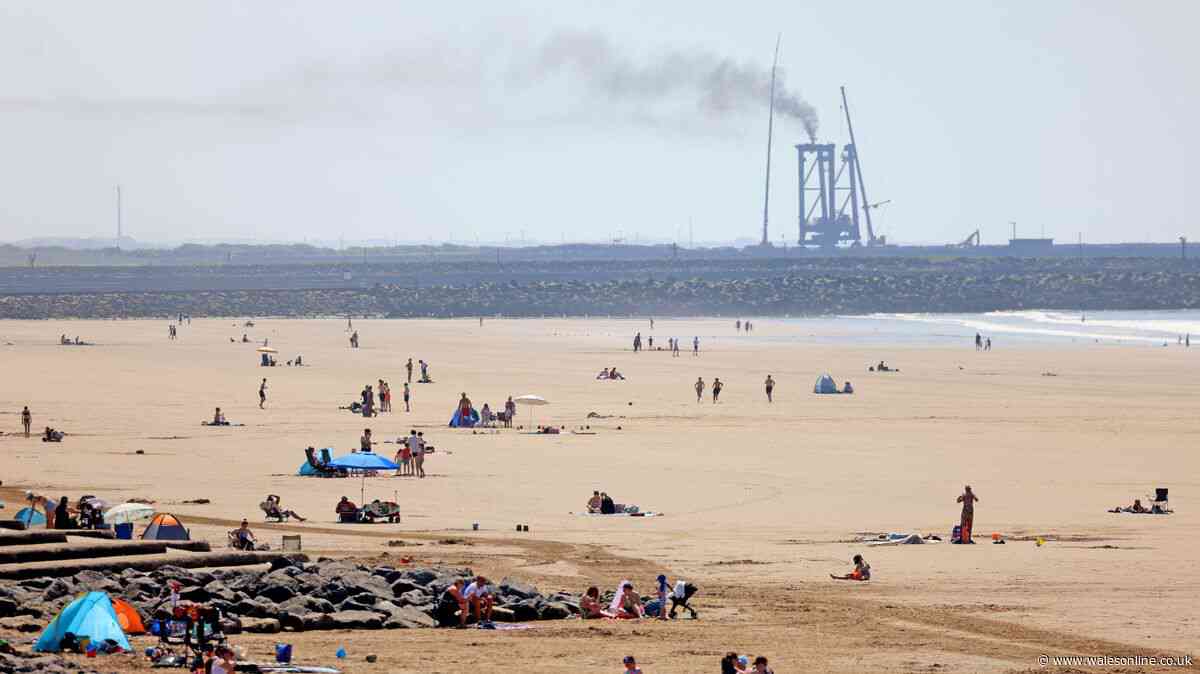 Air ambulance lands at Welsh beach for 'medical emergency'