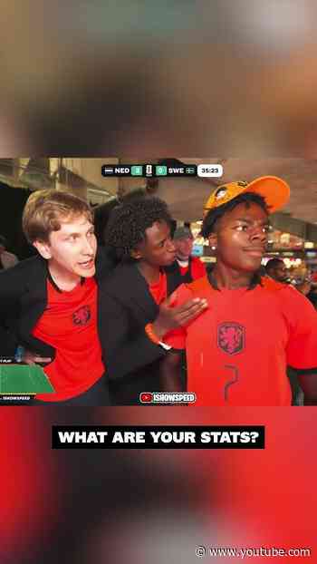 iShowSpeed wants to play in Oranje 👀 #NothingLikeOranje #FIFAWorldCup