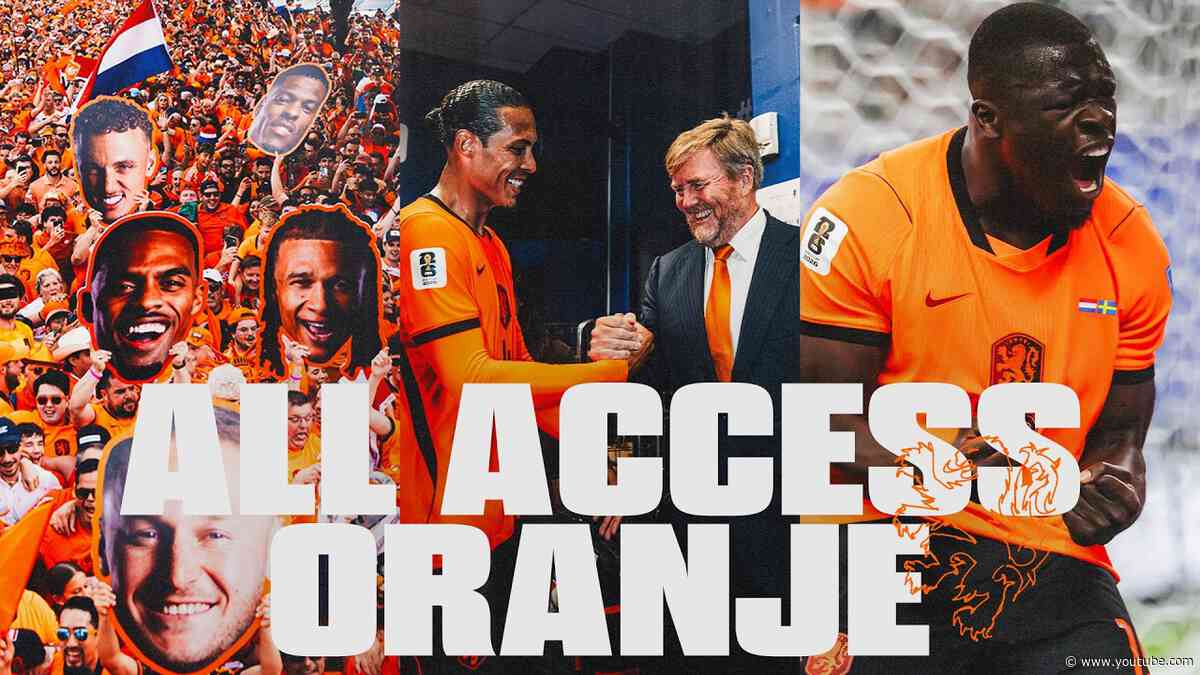 5-1 vs SWEDEN! 🔥🇸🇪, MEGA FANWALK in HOUSTON! 🧡 & BEZOEK KONINKLIJK HUIS! 👑 | ALL ACCESS ORANJE 🎥🦁
