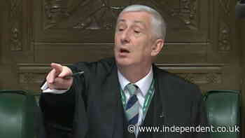 Lindsay Hoyle scolds Kemi Badenoch after swipes at Keir Starmer during PMQs