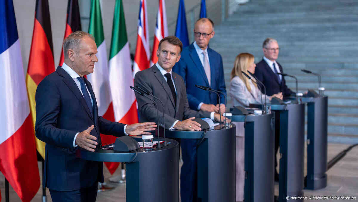 Gipfeltreffen E5: Europäer sichern Ukraine anhaltende Unterstützung zu