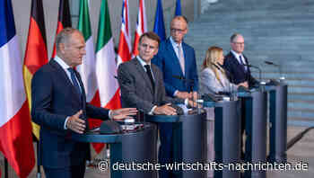 Gipfeltreffen E5: Europäer sichern Ukraine anhaltende Unterstützung zu