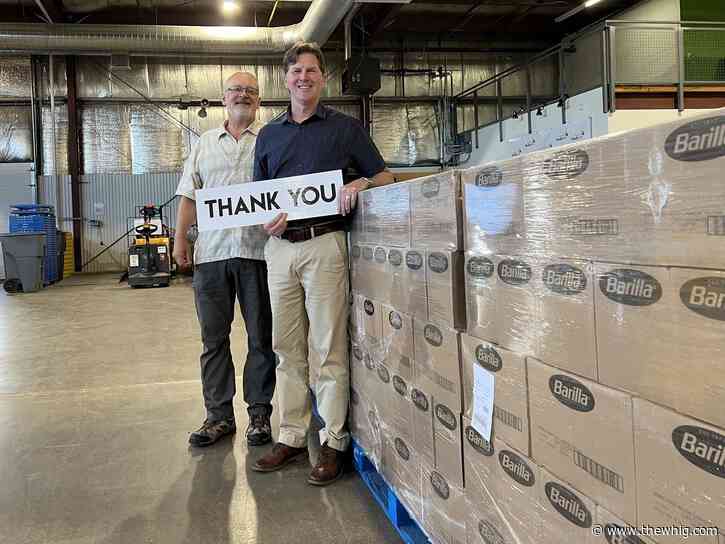 Massive pasta donation to Kingston food bank highlights growing need