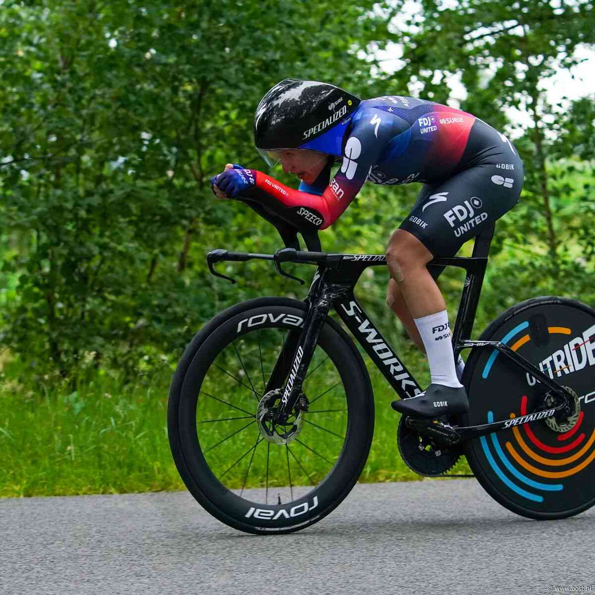 Vierde plaats voor Loes Adegeest tijdens NK tijdrijden in Laren