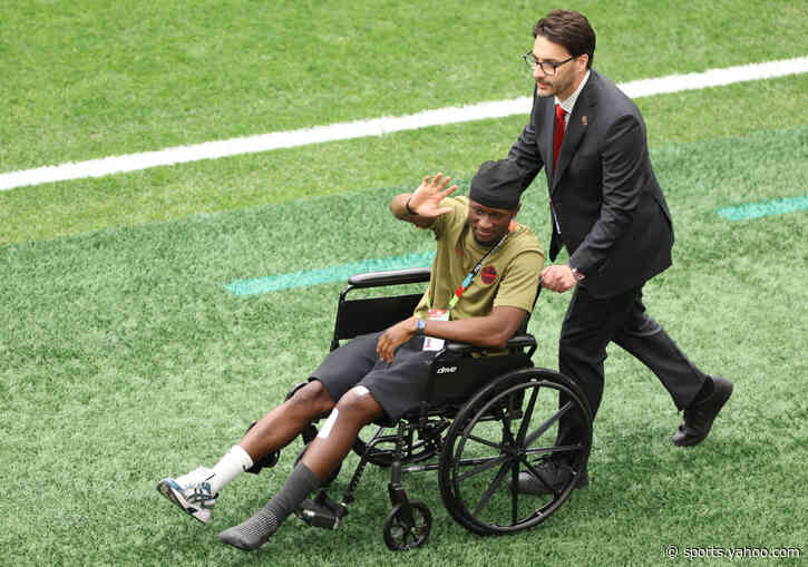 Kone salutes CANMNT fans from wheelchair after horror injury