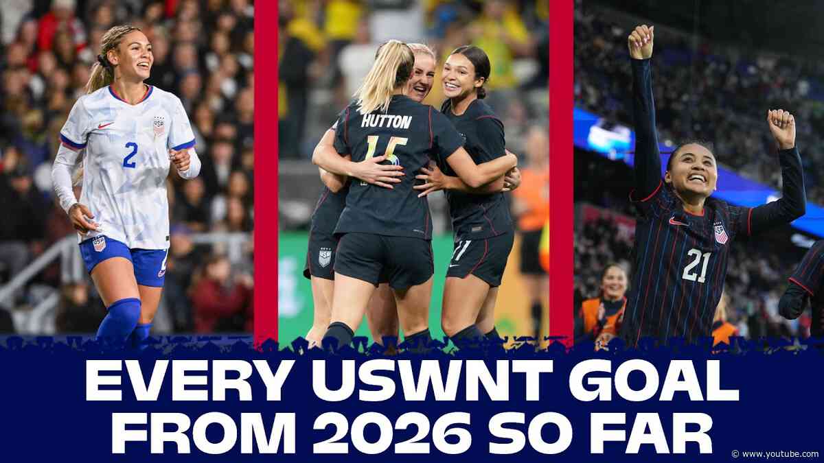Every USWNT goal from 2026 so far ‼️