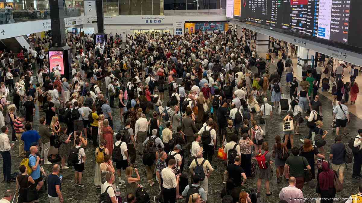 Mayhem at Euston as passengers face major delays or cancellations amid 'hell on Earth' heatwave