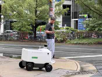 Arlington’s new delivery robots prompt mix of curiosity, annoyance from locals