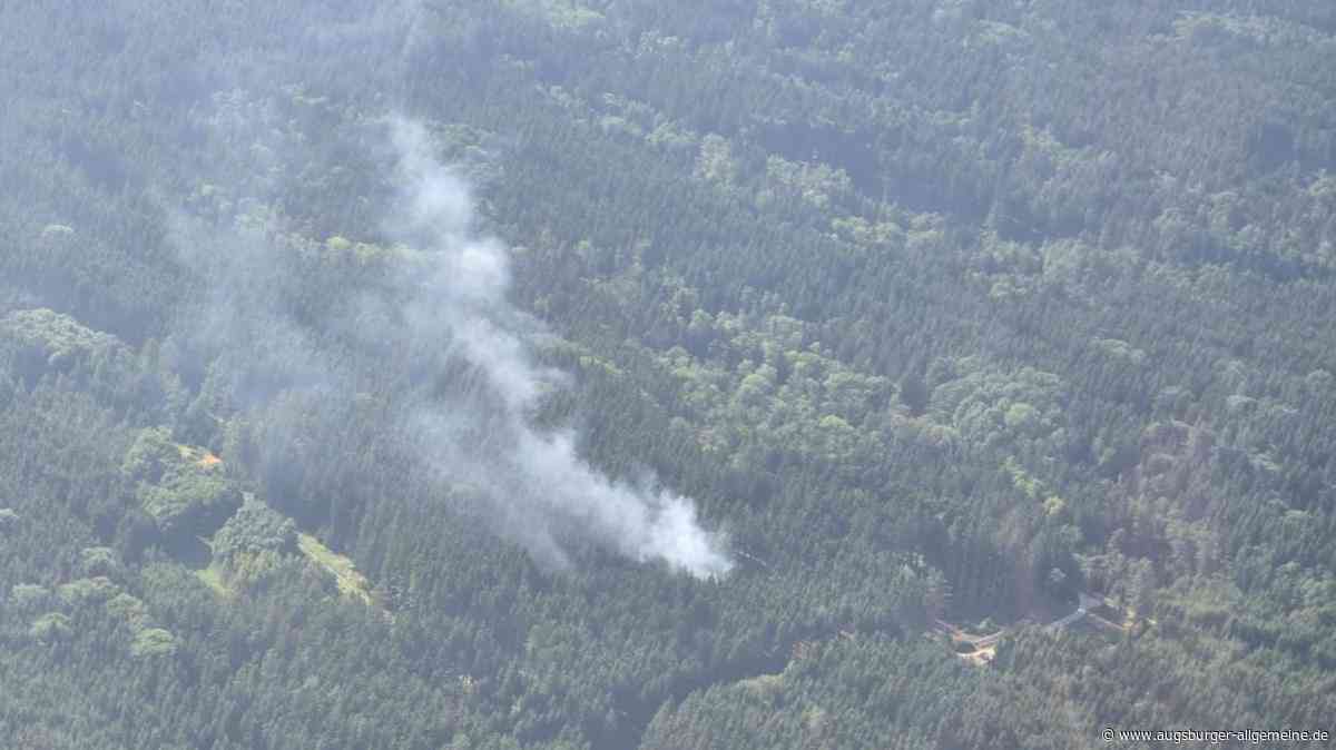 Luftbeobachter aus Illertissen entdecken Waldbrand im Unterallgäu