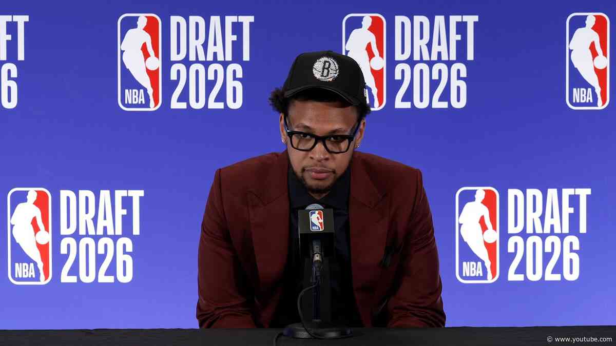 Brooklyn Nets First-Round Pick Joshua Jefferson | 2026 NBA Draft Press Conference