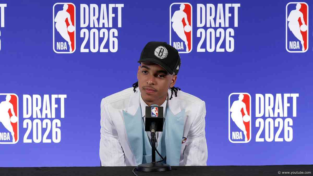 Brooklyn Nets First-Round Pick Mikel Brown Jr. | 2026 NBA Draft Press Conference