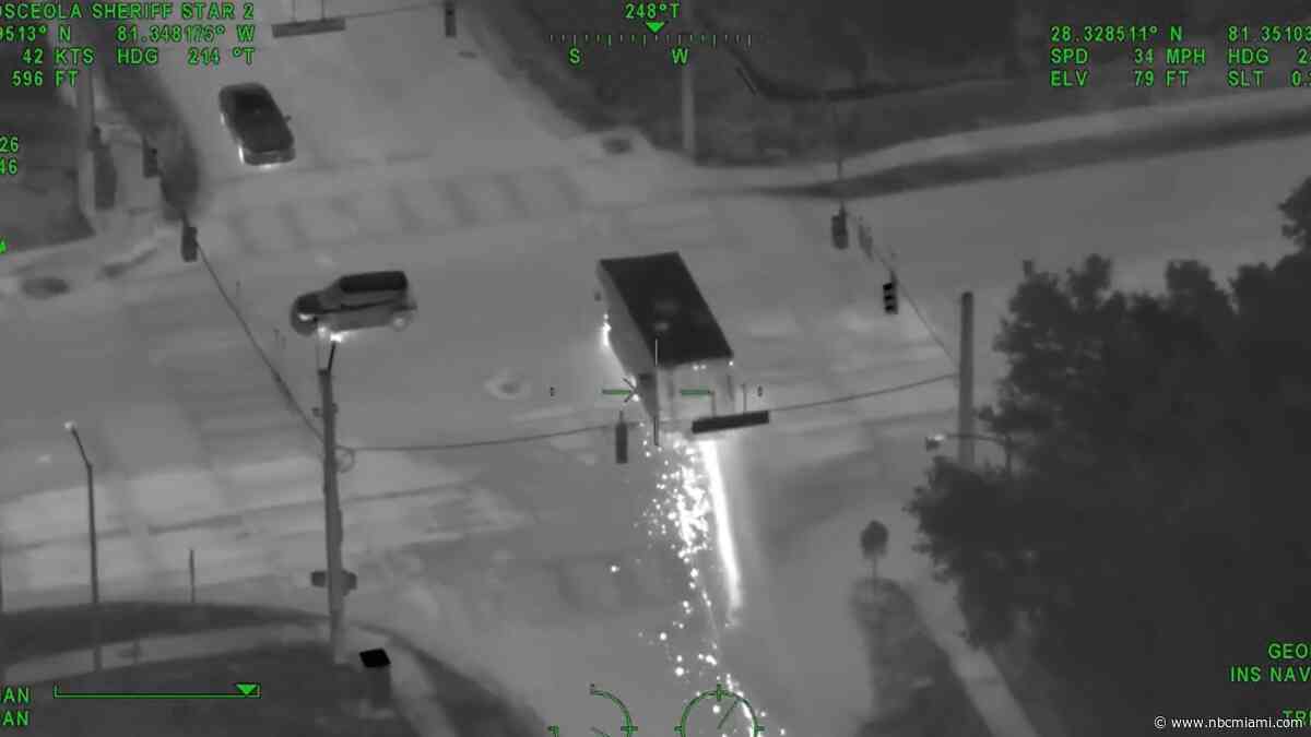 On Video: Wild RV chase in Osceola County results in crash, arrest