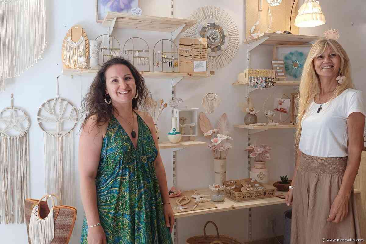 D’abord chanteuse et aide-soignante, elles partagent désormais un atelier dans le Parcours des arts, à Hyères