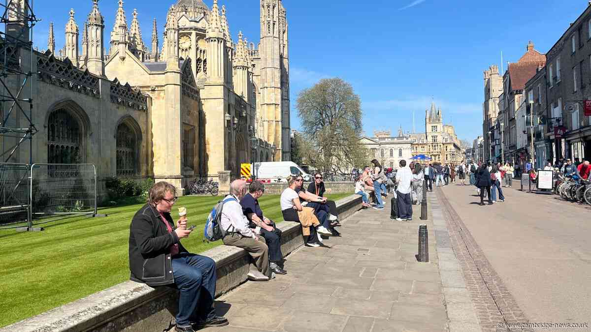 Met Office says Cambs to stay above 30C this weekend - as rest of England cools