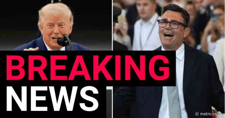 Trump has some advice for ‘extremely liberal’ Andy Burnham