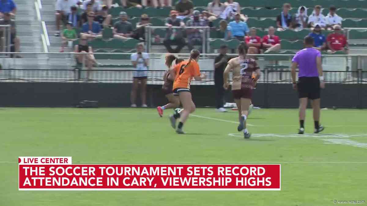 The Soccer Tournament sets record attendance in Cary, viewership highs