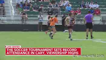 The Soccer Tournament sets record attendance in Cary, viewership highs