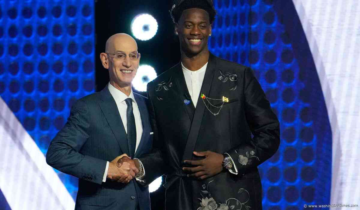 Wizards take BYU's Dybantsa No. 1 overall, sparking optimism in D.C.