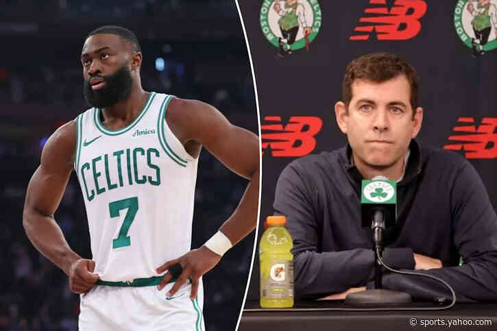 Celtics’ Brad Stevens non-committal on Jaylen Brown’s future in awkward Giannis Antetokounmpo trade fallout