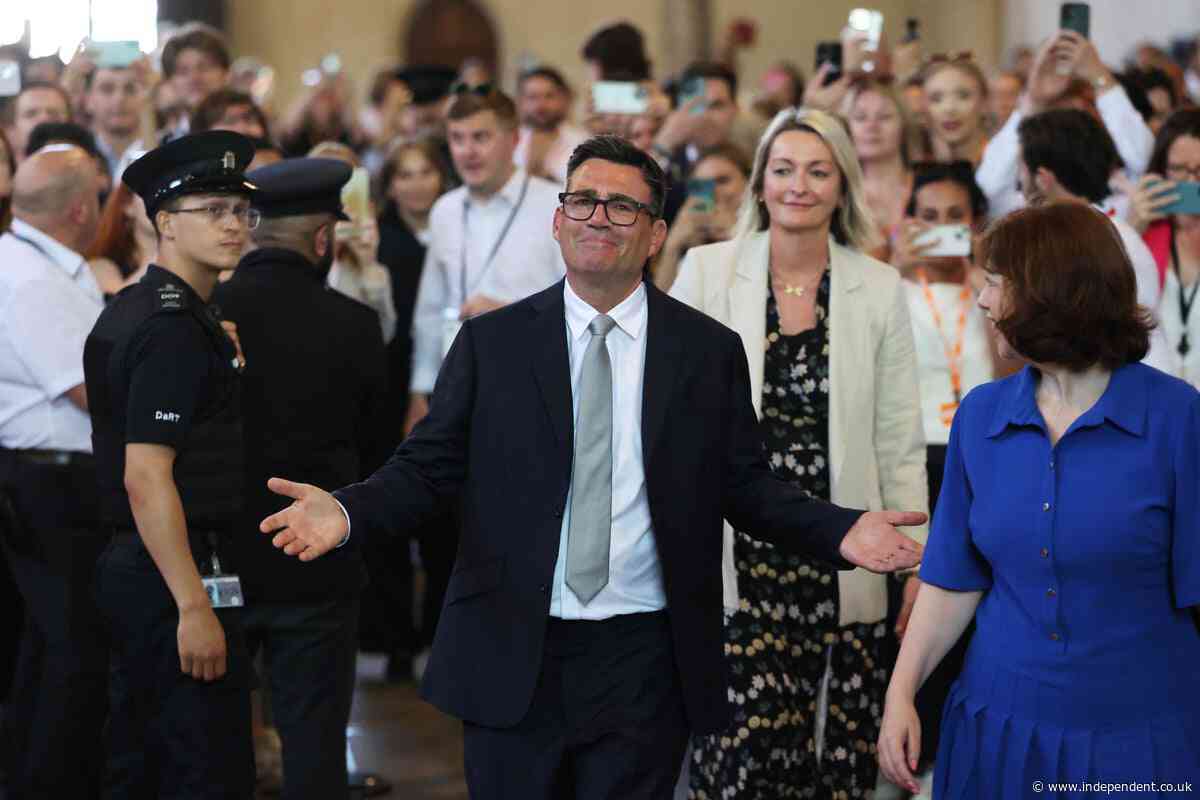 Burnham latest: Trump calls PM hopeful ‘extremely liberal’ and suggests they are of a ‘different persuasion’