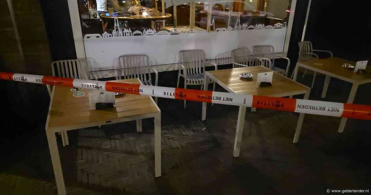 Steekpartij op terras in centrum van Arnhem