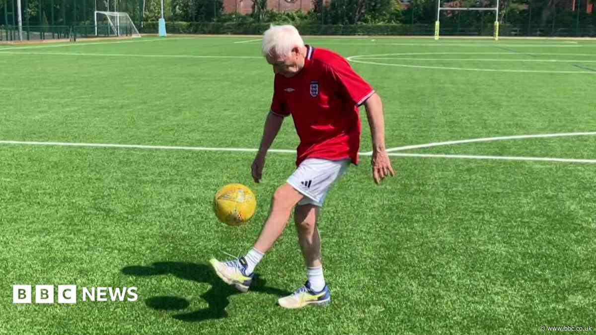 England over-75s in training ahead of 1966 rematch