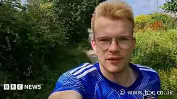 Football fan runs a mile for each World Cup goal