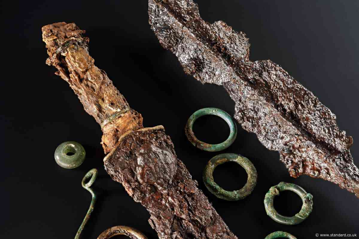 Treasures found buried with ‘Iron Age warrior’ to go on show for first time