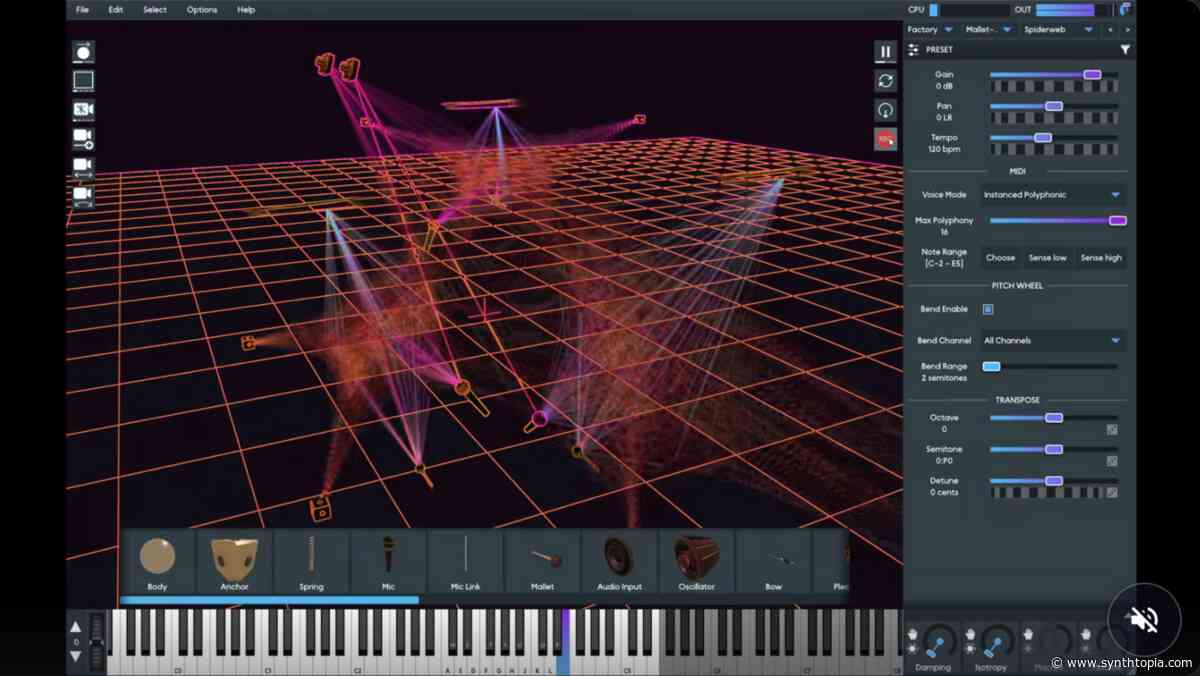 Anukari 3D Physics Synthesizer Now Available