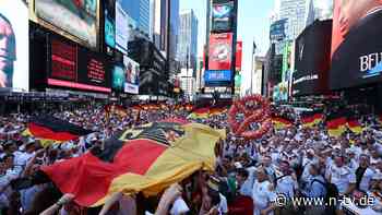 "Super Deutschland": DFB-Fans machen Times Square zur Party-Zone