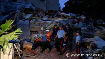 Venezuela airport chaos as huge earthquake sparks building collapse