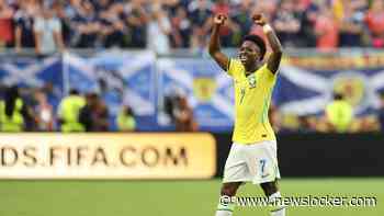 Vinicius Junior danst langs Schotland en schenkt Brazilië groepswinst