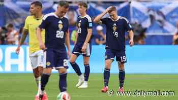 Timid Scots looked unsure that they even belonged on this stage... going home early will be a small mercy